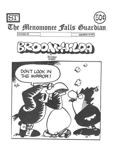 Cover for The Menomonee Falls Guardian (Street Enterprises, 1973 series) #90