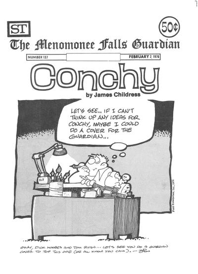Cover for The Menomonee Falls Guardian (Street Enterprises, 1973 series) #137