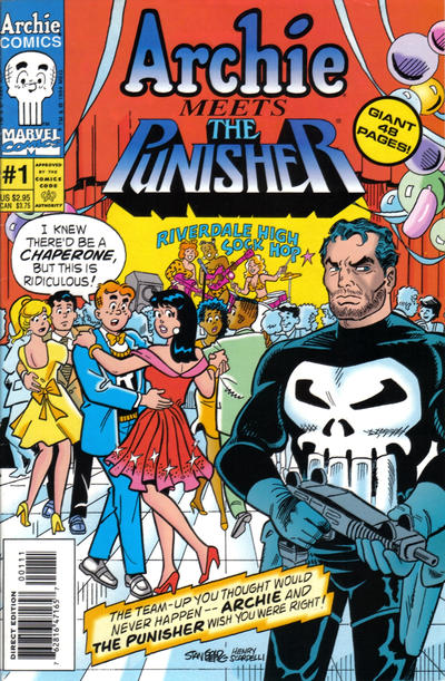 Cover for Archie Meets the Punisher (Archie, 1994 series) #1 [Direct Edition]