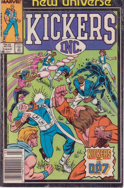 Cover for Kickers, Inc. (Marvel, 1986 series) #5 [Direct]