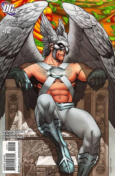 Cover for Justice Society of America (DC, 2007 series) #42 [White Lantern Cover]