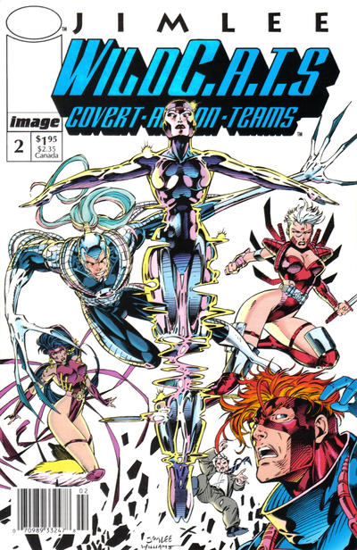 Cover for WildC.A.T.s: Covert Action Teams (Image, 1992 series) #2 [Newsstand]
