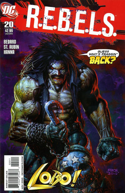 Cover for R.E.B.E.L.S. (DC, 2009 series) #20