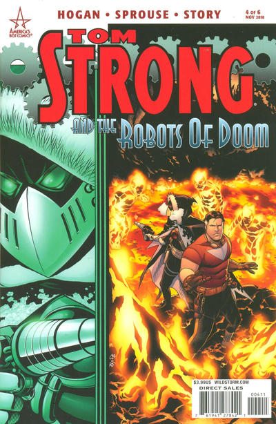 Cover for Tom Strong and the Robots of Doom (DC, 2010 series) #4