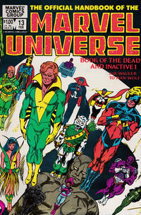 Cover Thumbnail for The Official Handbook of the Marvel Universe (Marvel, 1983 series) #13 [Direct]