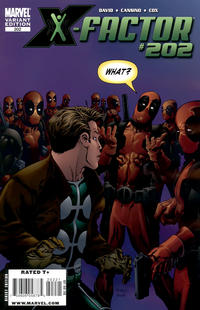 Cover Thumbnail for X-Factor (Marvel, 2006 series) #202 [Deadpool Variant Cover]