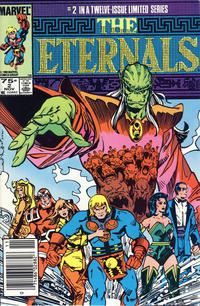 Cover for Eternals (Marvel, 1985 series) #2 [Newsstand]