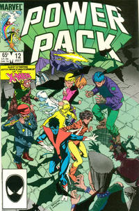 Cover Thumbnail for Power Pack (Marvel, 1984 series) #12 [Direct]