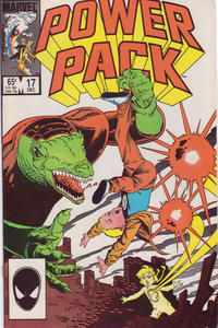 Cover Thumbnail for Power Pack (Marvel, 1984 series) #17 [Direct]