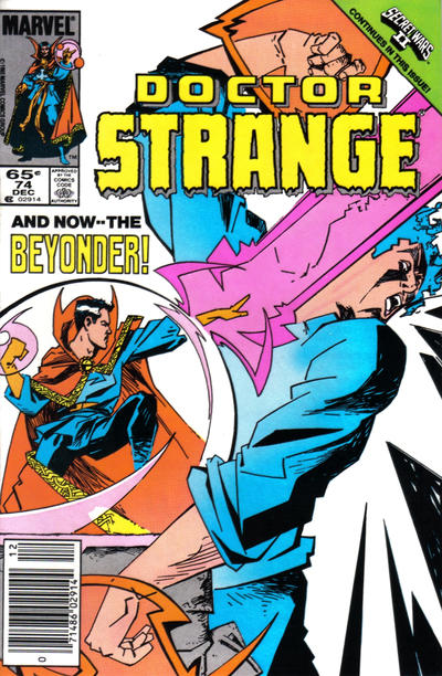 Cover for Doctor Strange (Marvel, 1974 series) #74 [Newsstand]