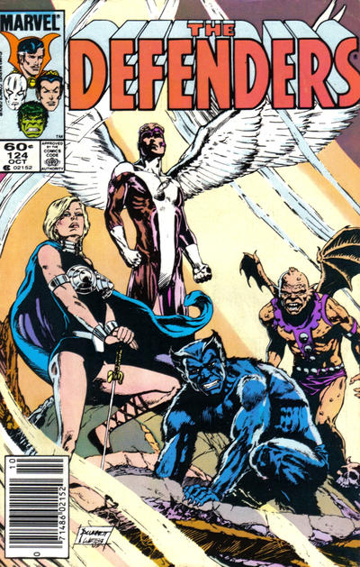 Cover for The Defenders (Marvel, 1972 series) #124 [Newsstand]