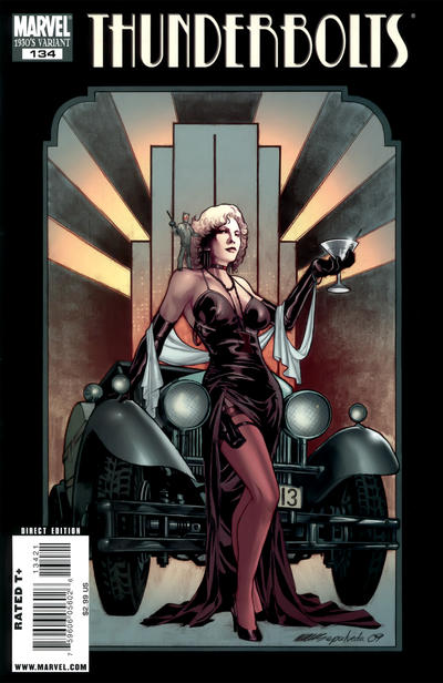 Cover for Thunderbolts (Marvel, 2006 series) #134 [1930s Variant]