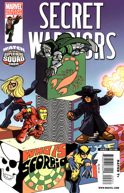 Cover for Secret Warriors (Marvel, 2009 series) #9 [Super Hero Squad Variant Edition]