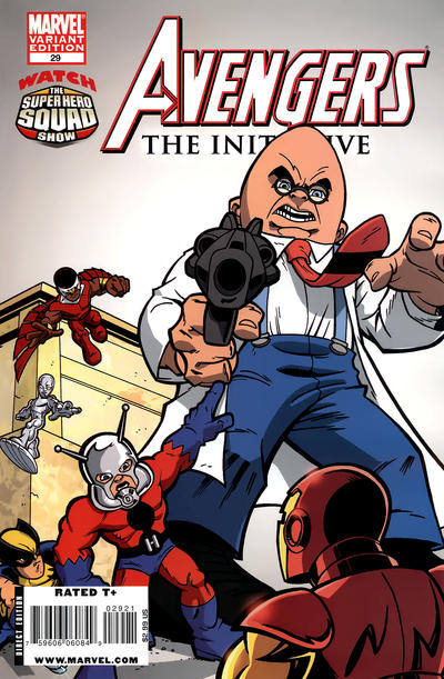 Cover for Avengers: The Initiative (Marvel, 2007 series) #29 [Super Hero Squad Variant]