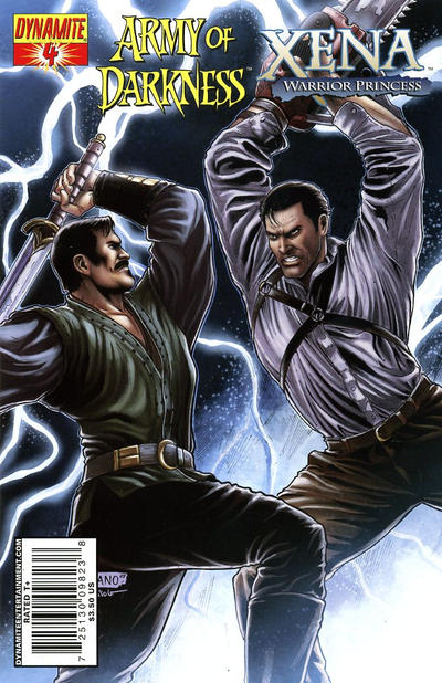Cover for Army of Darkness vs. Xena: Why Not? (Dynamite Entertainment, 2008 series) #4 [Fabiano Neves Cover]