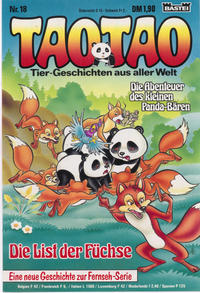 Cover Thumbnail for Tao Tao (Bastei Verlag, 1984 series) #18