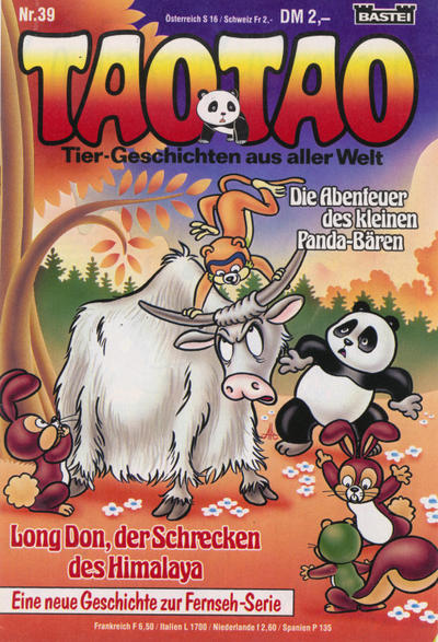 Cover for Tao Tao (Bastei Verlag, 1984 series) #39