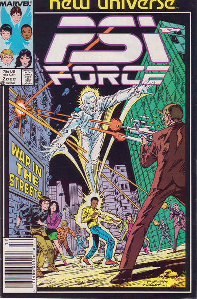 Cover for Psi-Force (Marvel, 1986 series) #2 [Newsstand]