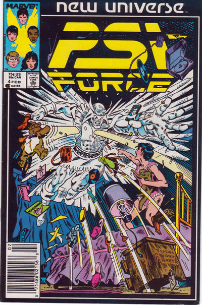 Cover for Psi-Force (Marvel, 1986 series) #4 [Newsstand]