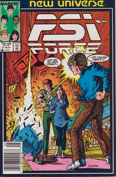 Cover for Psi-Force (Marvel, 1986 series) #7 [Newsstand]