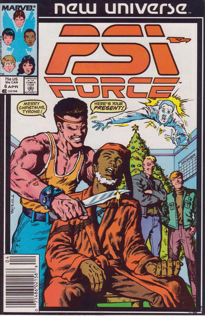 Cover for Psi-Force (Marvel, 1986 series) #6 [Newsstand]