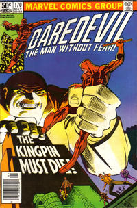 Cover for Daredevil (Marvel, 1964 series) #170 [Newsstand]