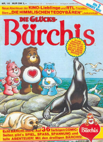 Cover for Die Glücks-Bärchis (Condor, 1986 series) #16