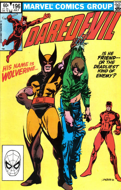 Cover for Daredevil (Marvel, 1964 series) #196 [Direct]