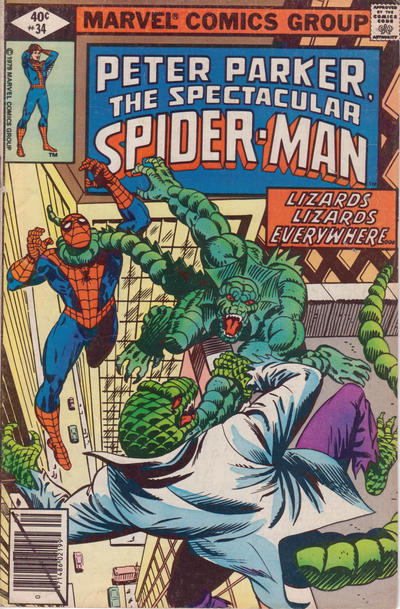 Cover for The Spectacular Spider-Man (Marvel, 1976 series) #34 [Direct]