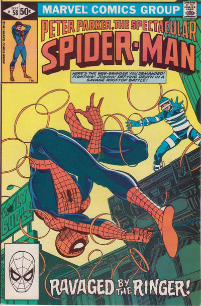 Cover for The Spectacular Spider-Man (Marvel, 1976 series) #58 [Direct]