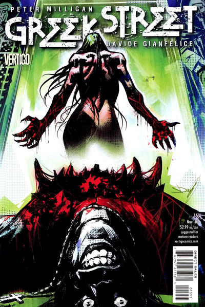 Cover for Greek Street (DC, 2009 series) #15
