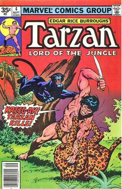 Cover for Tarzan (Marvel, 1977 series) #4 [35¢]