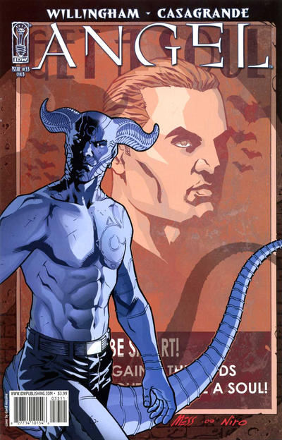 Cover for Angel (IDW, 2009 series) #33 [Cover B - David Messina]