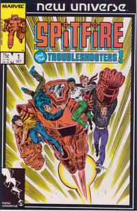 Cover Thumbnail for Spitfire and the Troubleshooters (Marvel, 1986 series) #1 [Direct]