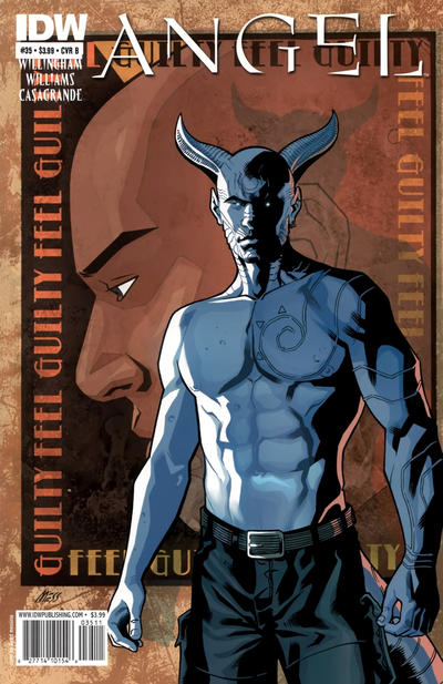 Cover for Angel (IDW, 2009 series) #35 [Cover B - David Messina]