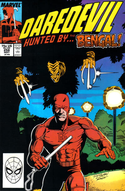 Cover for Daredevil (Marvel, 1964 series) #258 [Direct]