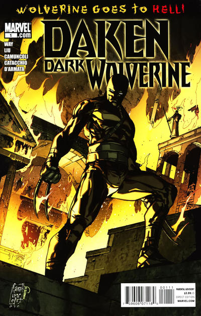 Cover for Daken: Dark Wolverine (Marvel, 2010 series) #1