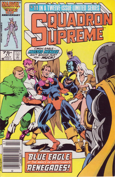 Cover for Squadron Supreme (Marvel, 1985 series) #11 [Newsstand]