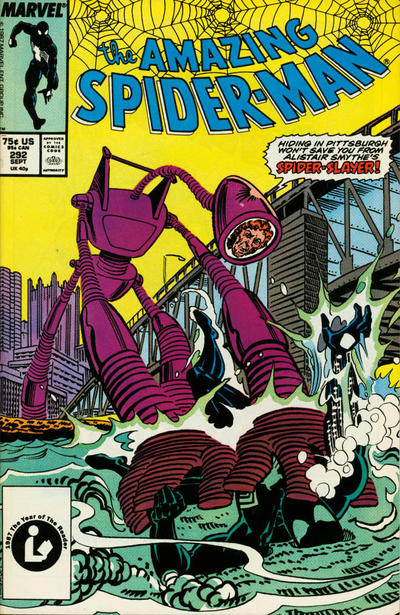 Cover for The Amazing Spider-Man (Marvel, 1963 series) #292 [Direct]