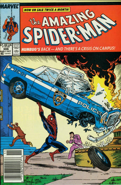Cover for The Amazing Spider-Man (Marvel, 1963 series) #306 [Newsstand]