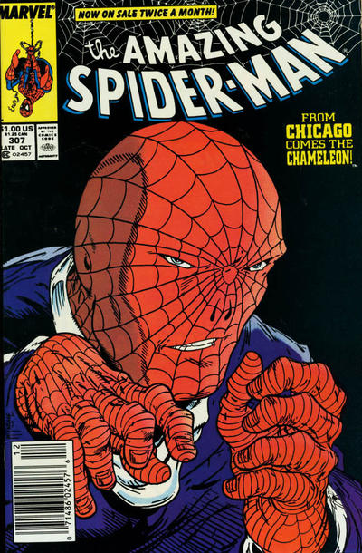 Cover for The Amazing Spider-Man (Marvel, 1963 series) #307 [Newsstand]