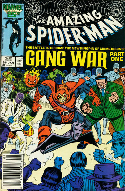 Cover for The Amazing Spider-Man (Marvel, 1963 series) #284 [Newsstand]
