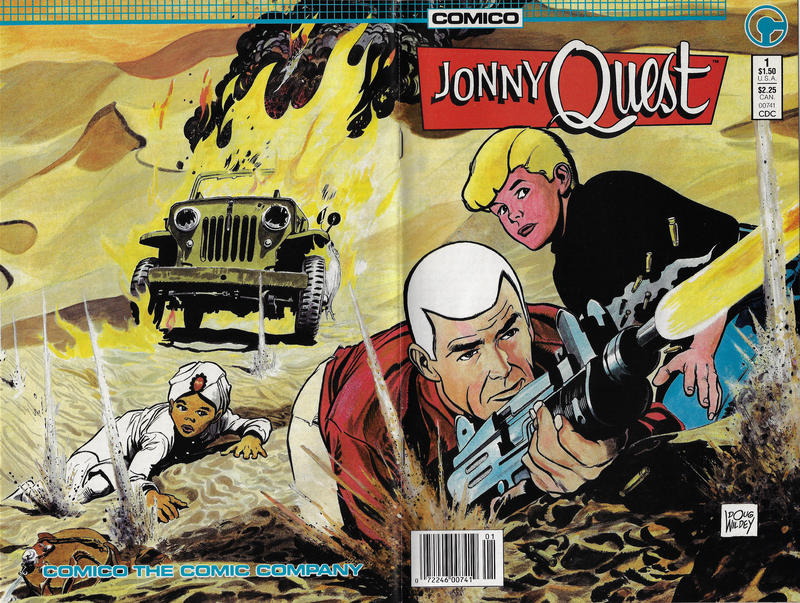 Cover for Jonny Quest (Comico, 1986 series) #1 [Newsstand]