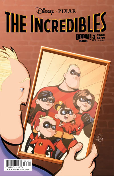 Cover for The Incredibles: Family Matters (Boom! Studios, 2009 series) #3 [Cover B]