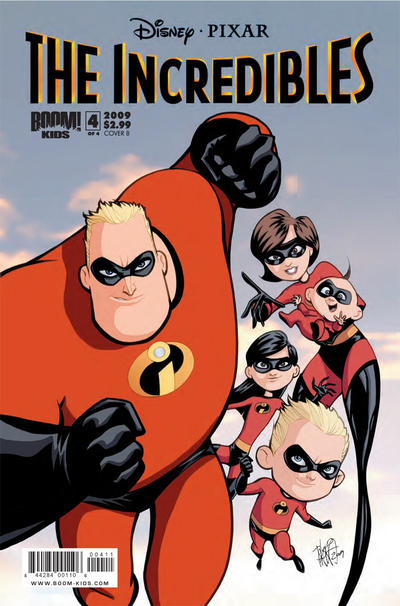 Cover for The Incredibles: Family Matters (Boom! Studios, 2009 series) #4 [Cover B]