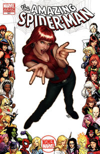 Cover for The Amazing Spider-Man (Marvel, 1999 series) #641 [Variant Edition - Women of Marvel - John Tyler Christopher Cover]