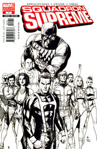 Cover Thumbnail for Squadron Supreme (Marvel, 2006 series) #1 [Black and White Variant]