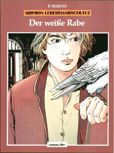 Cover for Grimion Lederhandschuh (Carlsen Comics [DE], 1986 series) #2 - Der weiße Rabe
