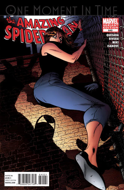 Cover for The Amazing Spider-Man (Marvel, 1999 series) #640 [Variant Edition - Joe Quesada Cover]