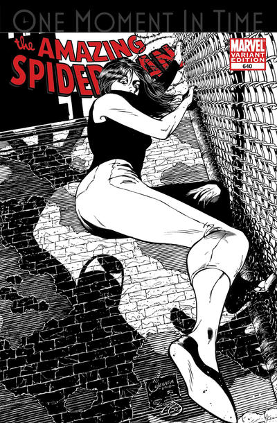 Cover for The Amazing Spider-Man (Marvel, 1999 series) #640 [Variant Edition - Joe Quesada Sketch Cover]
